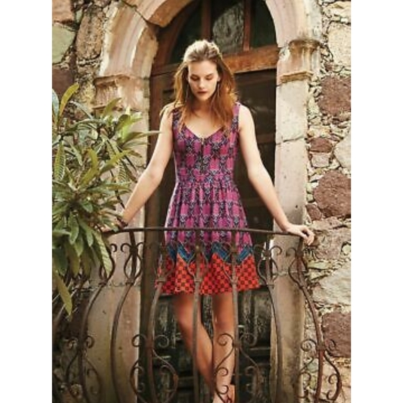 Anthropologie Dresses & Skirts - Anthropologie Maeve Amapola Tribal Print Dress